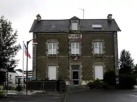 The town hall in Saint-Denis-sur-Sarthon