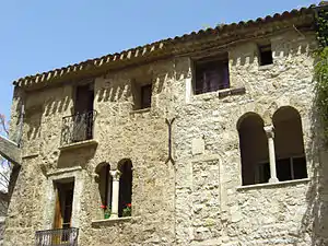 Two houses in Saint-Guilhem-le-Désert.