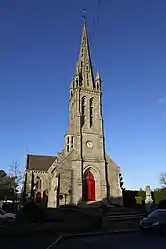 The church of Saint-Jean-Baptiste, in Saint-Jouan-de-l'Isle