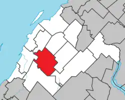 Location within Rivière-du-Loup RCM