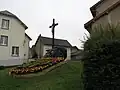 A Wayside Cross in the Town Square