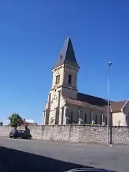 The church in Saint-Eusèbe