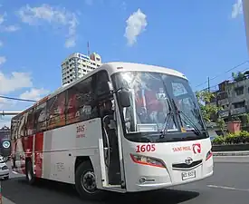 Saint Rose Transit bus, now under JAM Liner.