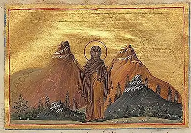 Protomartyr and Equal-to-the-Apostles Thekla of Iconium.