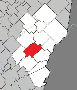 Location within Les Etchemins RCM.