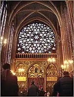 West rose window of Sainte-Chapelle, Paris (1485-1498)