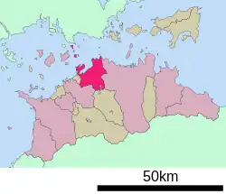 Location of Sakaide