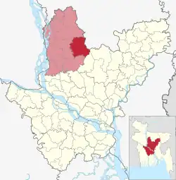 Location of Sakhipur