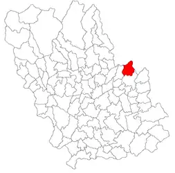 Location in Prahova County