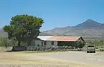 The historic Salero Ranch House just northwest of the townsite.