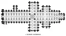 Salisbury Cathedral plan