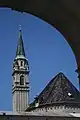 Church tower from the east