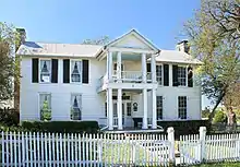 The Mrs. Sam Houston House, Independence, Texas, where Joshua visited to offer money to sustain Margaret Lea Houston and her children after Houston's death