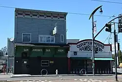 The former "Sam Jordan's Bar" building was designated as an individual landmark on June 20, 2012.