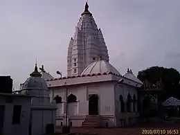 Samaleswari temple that was originally built by Balarama Deva after installing the deity under a Simuli tree and later his descendant Chhatra Sai Deo rebuild the sanctum to its present form after a century.