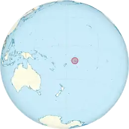 Location of Naval Base Upolu in Samoa ,  United States Navy1940 to 1944