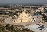 Samovsaran Mandir, a modern temple and museum at the base of the hills (Tapa Gaccha subtradition of Jains)