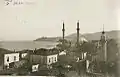 View of Samsun Clock Tower and Great Mosque.