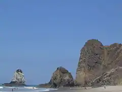 A beach in Manta, Ecuador