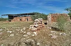 Ruins of the mission compound and church at Mission San Cayetano de Calabazas.