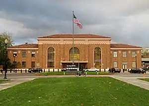 The San Jose Diridon station building