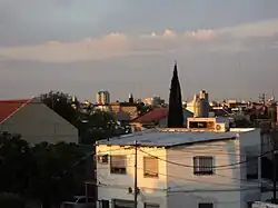 View towards the city centre of San Justo from the residential area