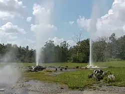 Hot springs of San Kamphaeng