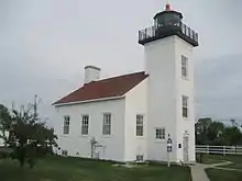 The Sand Point Lighthouse is on the National Register of Historic Places.