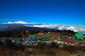 View of Sandakphu from above