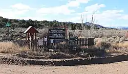 Signs at one of the entrances.