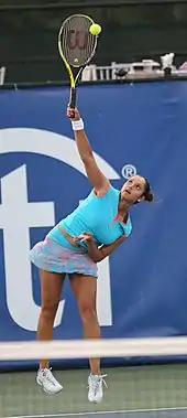 Sania Mirza, a former world No. 1 in women's tennis doubles.