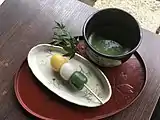 Matcha and dango