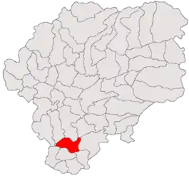 Location in Bistrița-Năsăud County