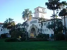 Sunken Garden and clock tower