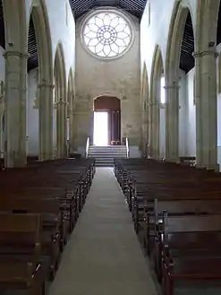 Nave of the Church of Santa Maria do Olival.