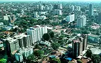 City skyline of Santa Cruz de la Sierra