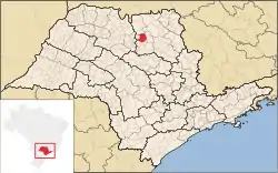 Location in São Paulo  state