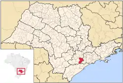 Location in São Paulo state