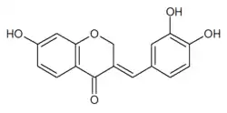 Chemical structure of sappanone A