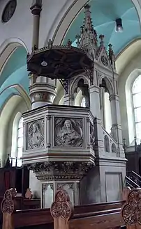 Pulpit at Sarajevo Cathedral, Bosnia and Herzegovina