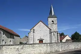 The church in Sarcey