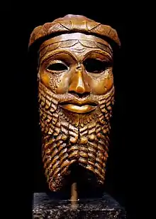 Bronze head of an Akkadian ruler, discovered in Nineveh in 1931, presumably depicting either Sargon of Akkad or Sargon's grandson Naram-Sin.