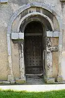 Old door of All Saints