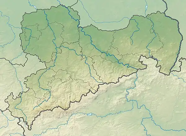 Pfaffenstein is located in Saxony