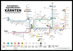 Route map as of December 2022