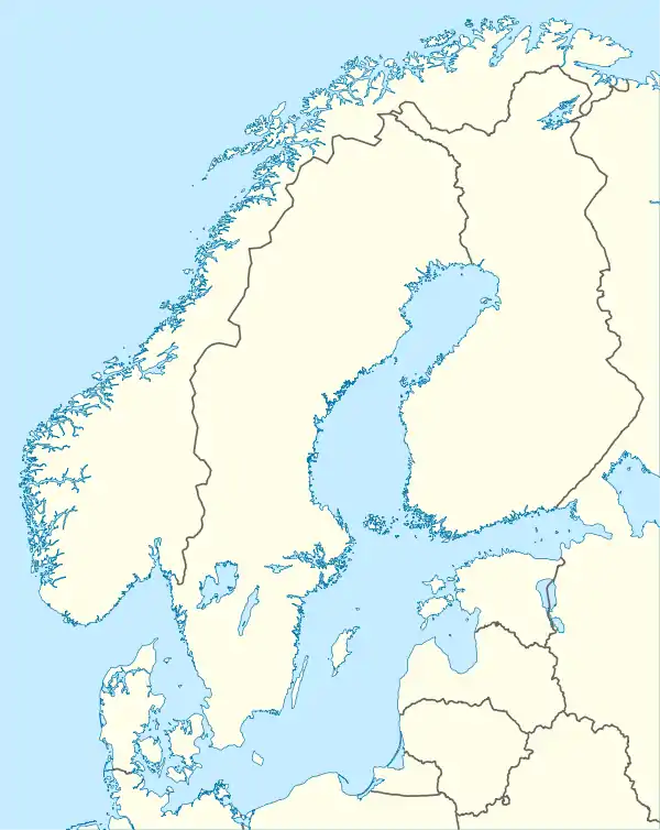 Levi is located in Scandinavia