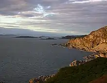 Na h-Urrachann, Isle of Scarba, looking north towards the Slate Islands