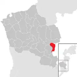 Location within Oberwart district