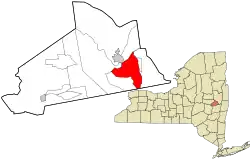 Location of Schenectady