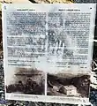 Sign beside the ruins of the Sonklarhütte on the Speikboden